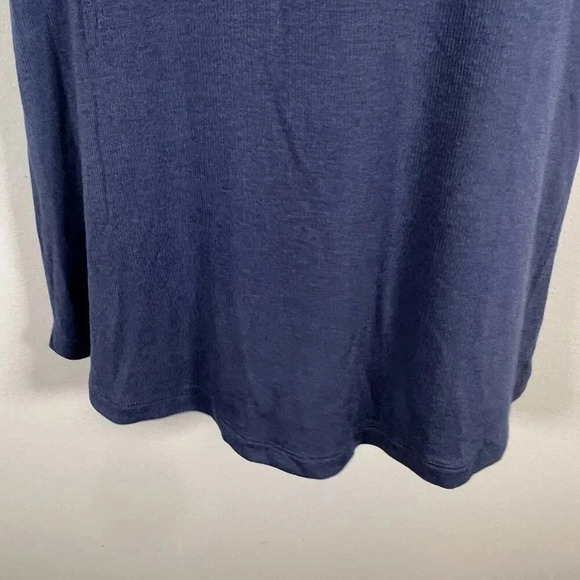 Athleta Well Rested Sleeveless Ribbed Sleep Tank Top Size Medium Blue Comfy - Picture 6 of 10